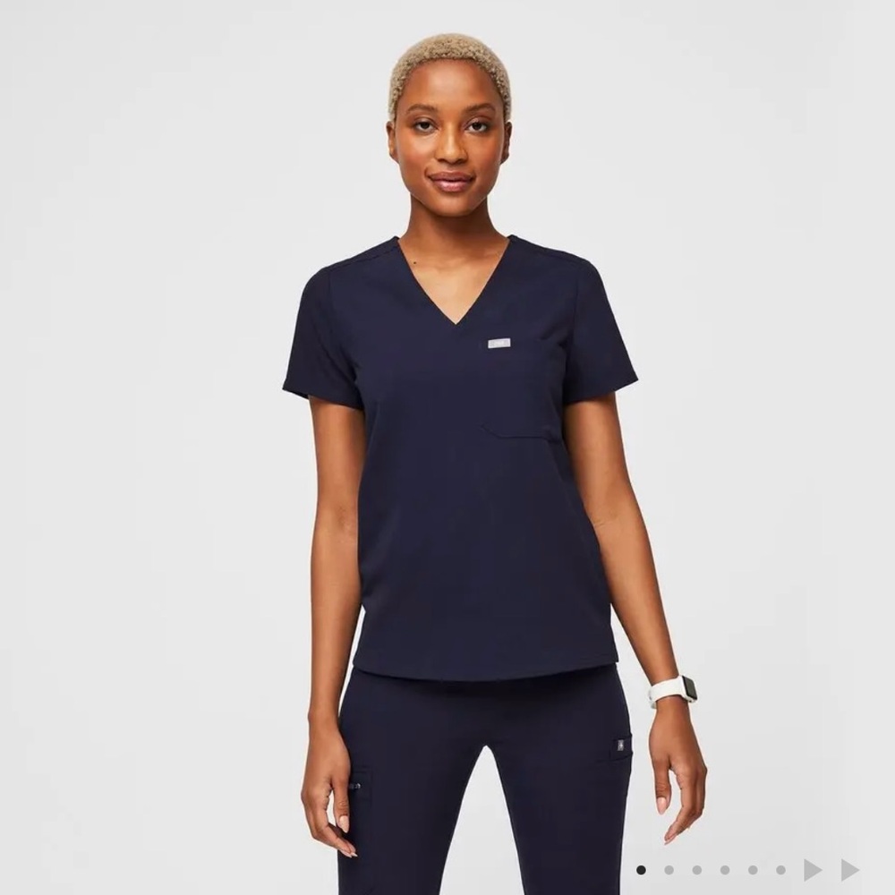 Figs Navy blue Jogger and top scrub set